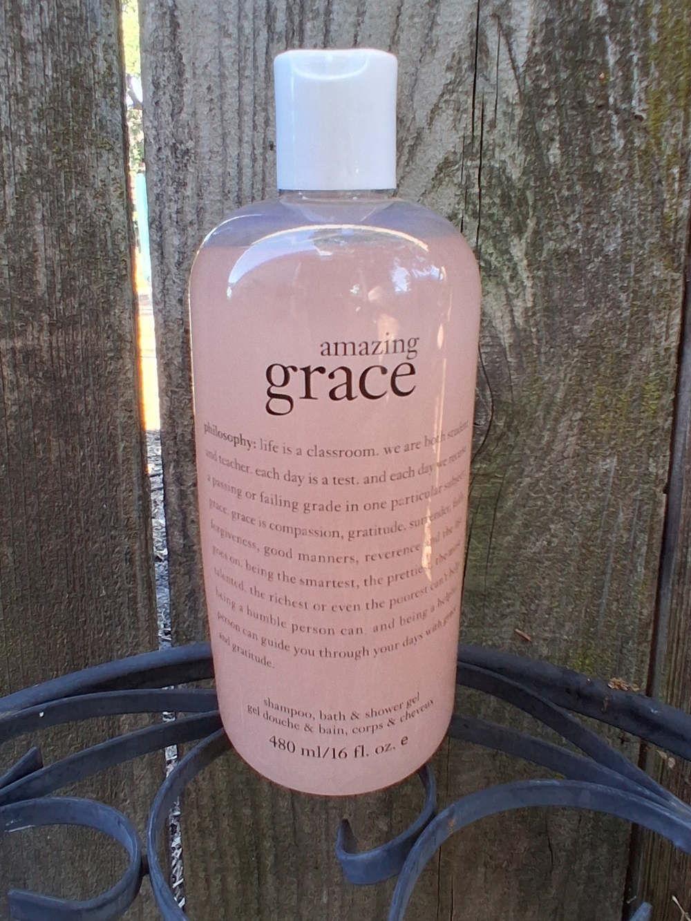 Philosophy Amazing Grace Body Wash in Light Pink Bottle